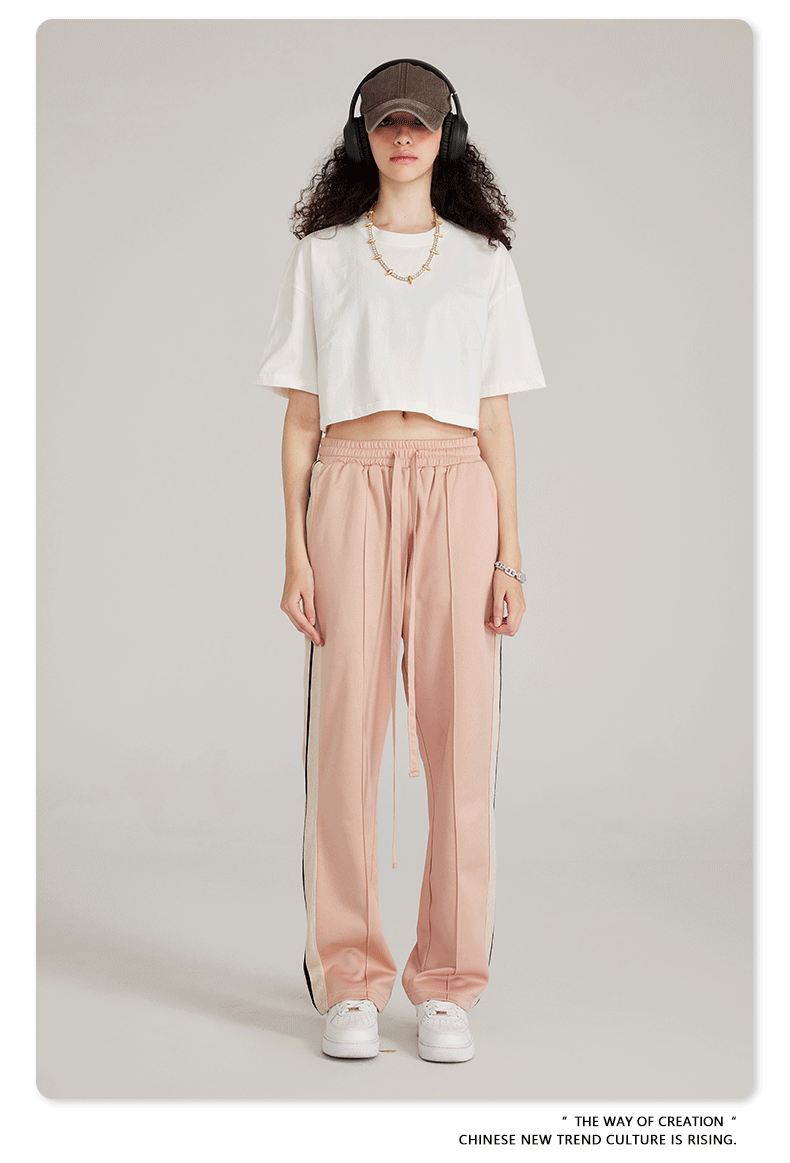 Cardydony Women's Classic Side Stripe Track Pants
