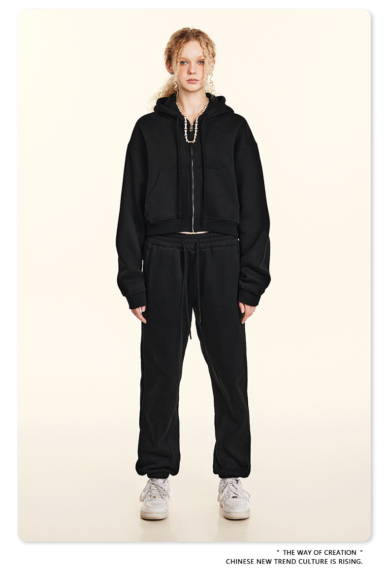 Cardydony Women's Signature Street Cropped Zip Hoodie Collection