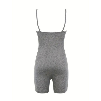 Cardydony Women's Sleeveless Bodycon Romper | Stretchy One-Piece Jumpsuit
