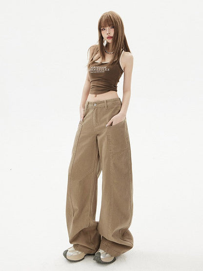 Cardydony Women's Wide Leg Pants for Women | Y2K Baggy Jeans | Oversized Tapered Streetwear