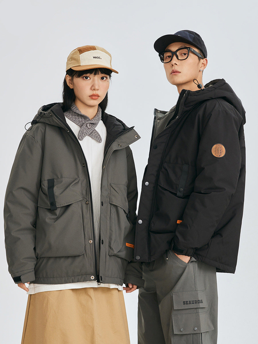 Cardydony Patch Badge Down Puffer Coat