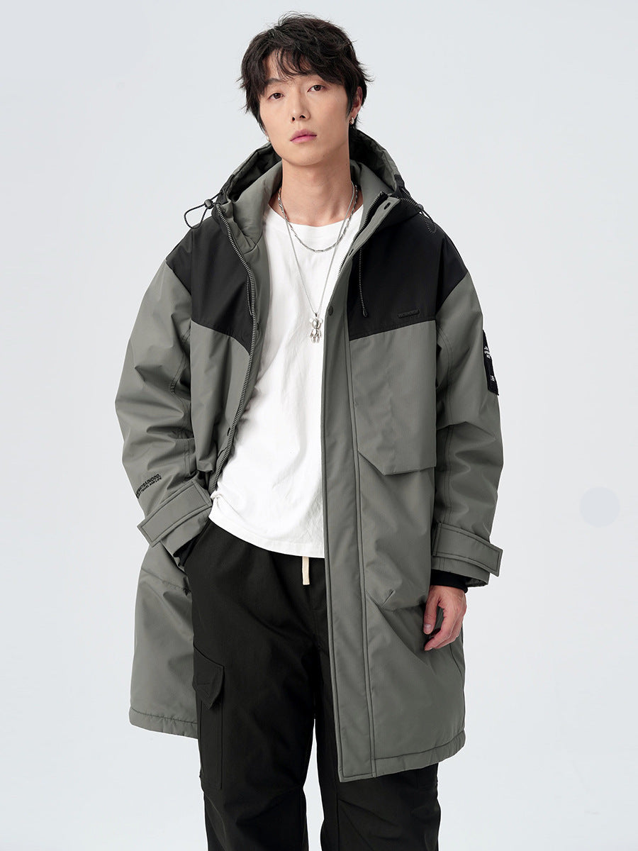 Cardydony Technical Color Block Long Parka