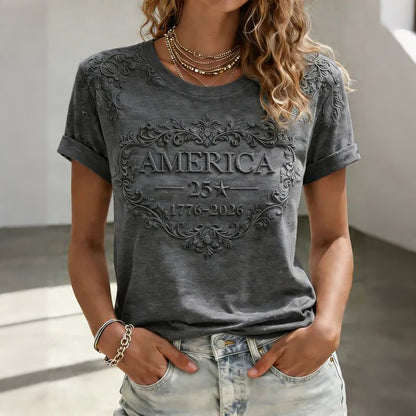 Cardydony Women's American Commemorative T-shirt