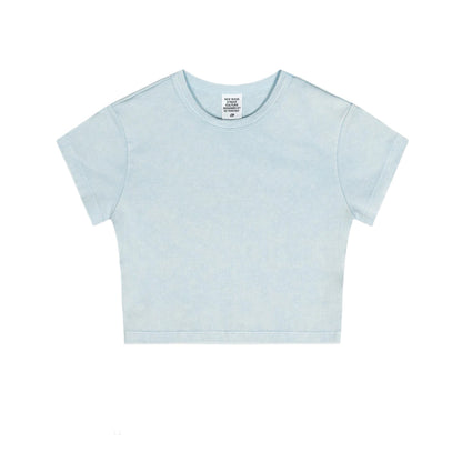 Cardydony Women's Essential Pop Cropped Cotton Tee