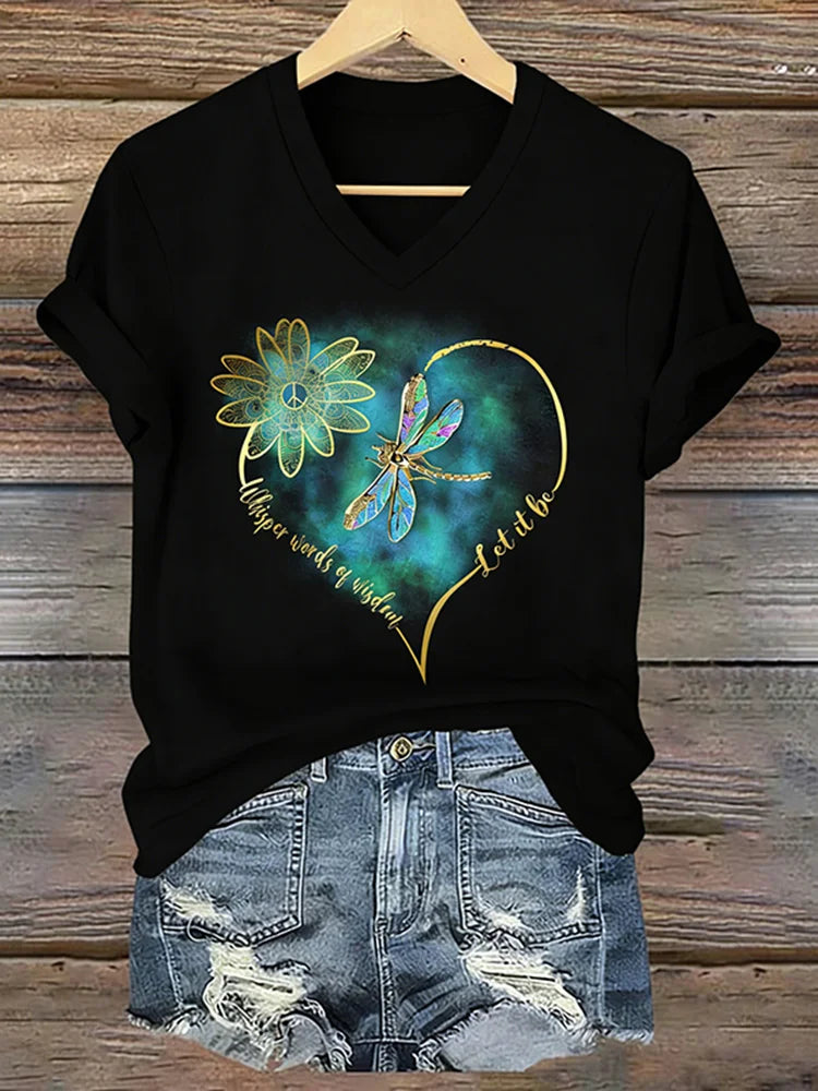 Cardydony Imagine All The People Living Life In Peace T-shirt