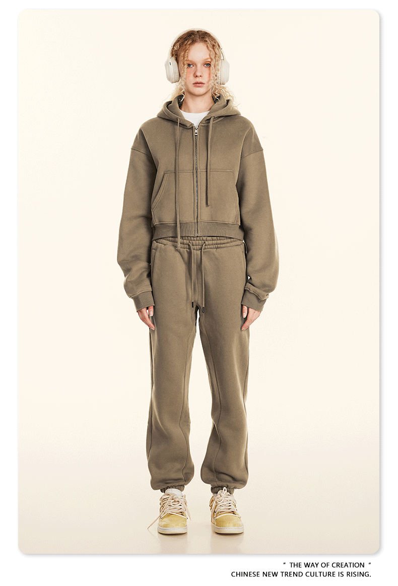 Cardydony Women's Signature Street Cropped Zip Hoodie Collection