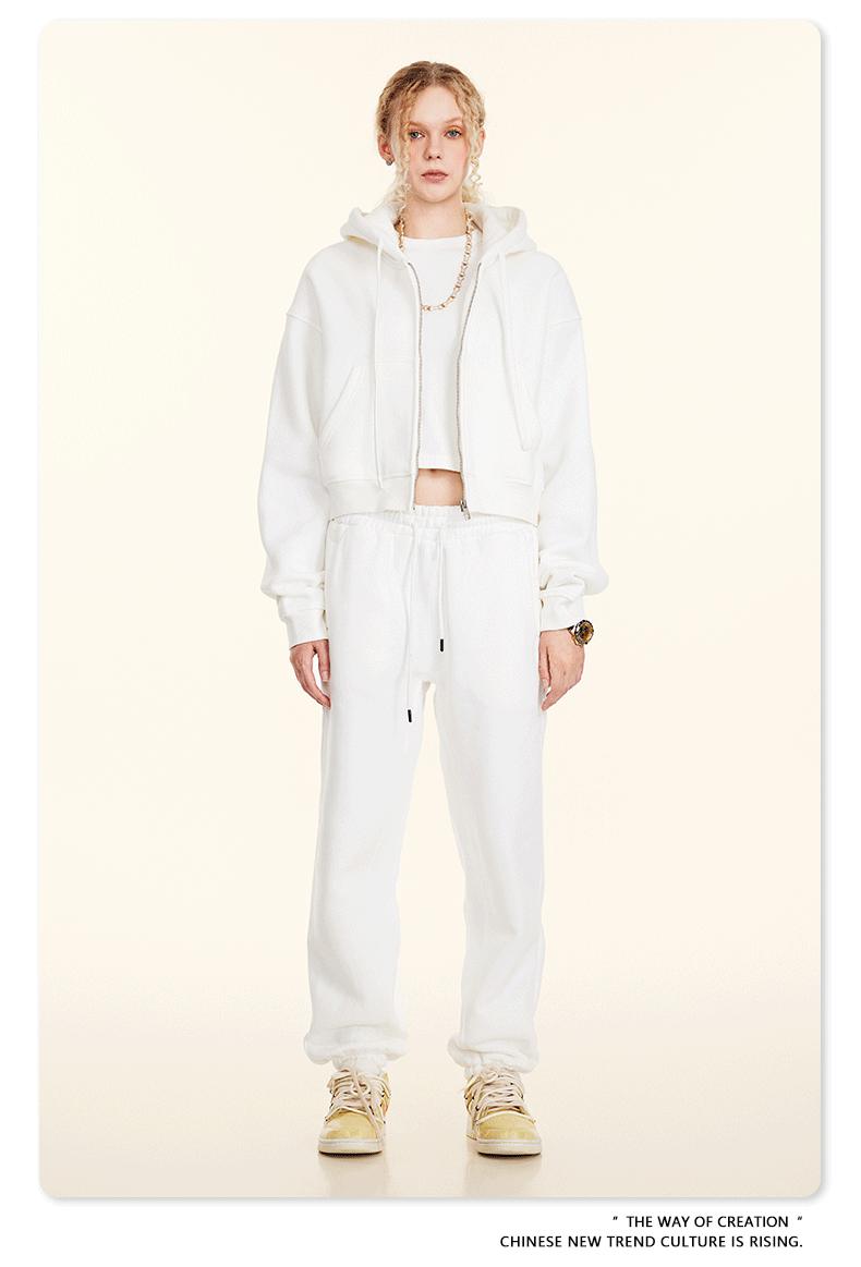 Cardydony Women's Signature Street Cropped Zip Hoodie Collection