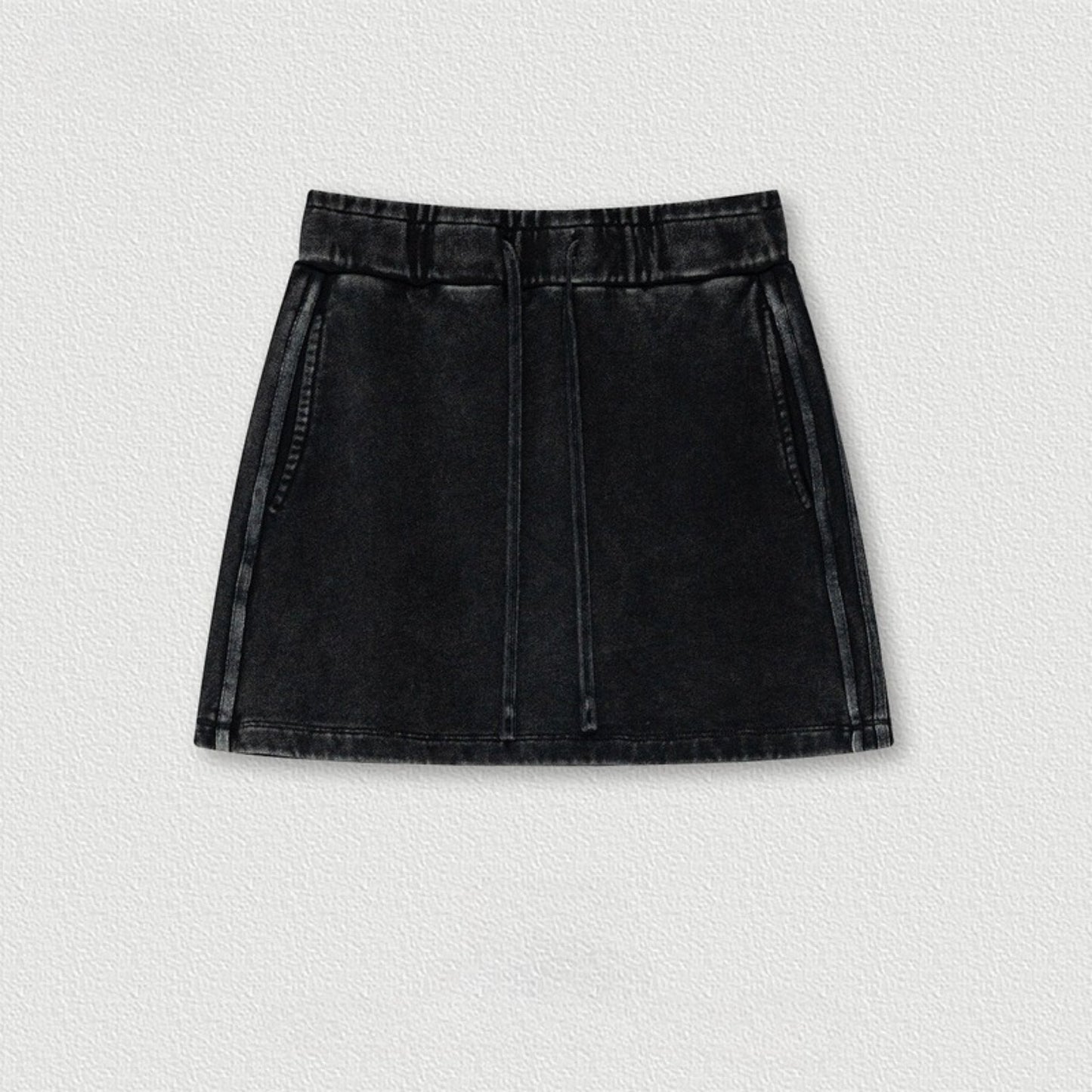 Cardydony Women's High-Waist Cotton Mini Skirt | Vintage Wash Collection