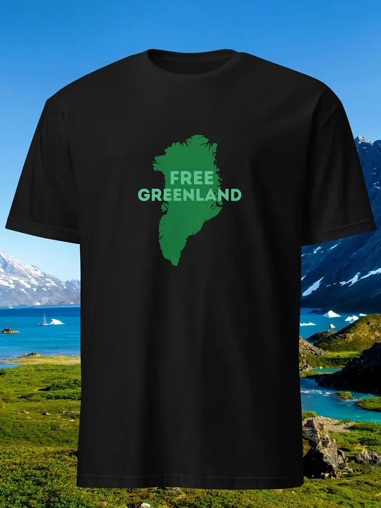 Cardydony Free Greenland Unisex Casual T-shirt