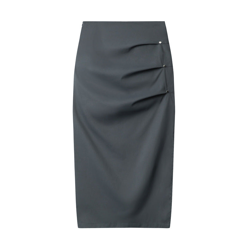 Cardydony Women's Chic High-Slit Midi Pencil Skirt for Effortless Elegance