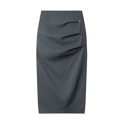 Cardydony Women's Chic High-Slit Midi Pencil Skirt for Effortless Elegance