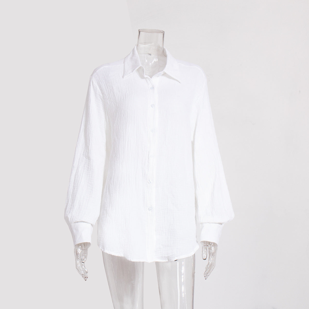 Cardydony Women's Soft Cotton Gauze Button-Up Shirt for Effortless Comfort
