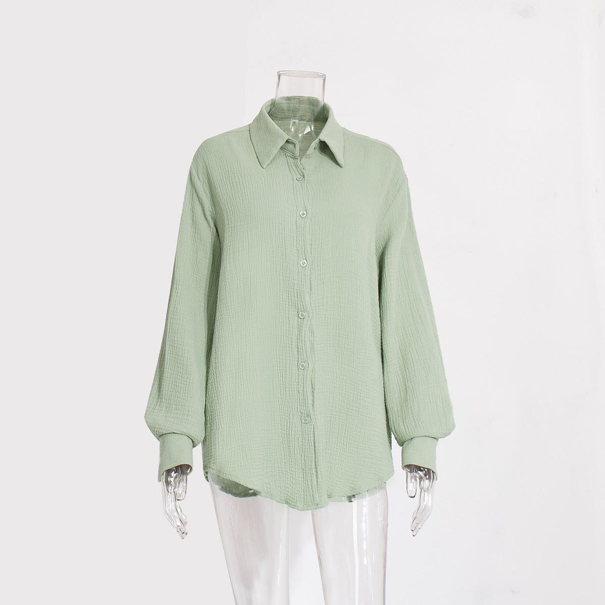 Cardydony Women's Soft Cotton Gauze Button-Up Shirt for Effortless Comfort