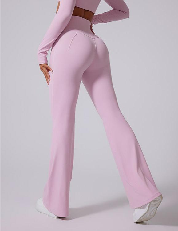 Cardydony Women's High-Waist Flared Leggings: Booty Lift Design, High Waist, Stretchy Fabric