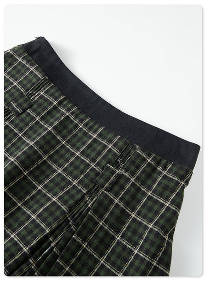 Cardydony Women's Women's Plaid Pleated Skirt | Academy Collection