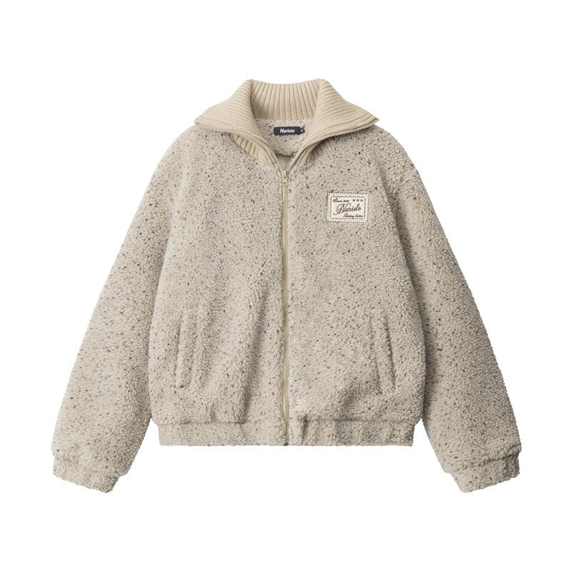 Cardydony Women's Sherpa Fleece Zip-Up Jacket