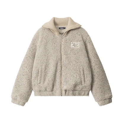 Cardydony Women's Sherpa Fleece Zip-Up Jacket