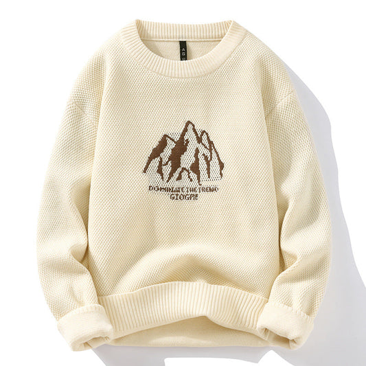 Cardydony Women's Mountain Graphic Sweater | Cozy Winter Pullover