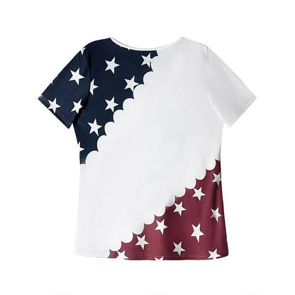 Cardydony Women's America 250 Year Anniversary Print T Shirt