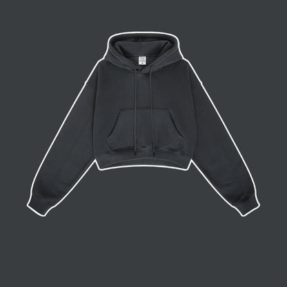 Cardydony Women's Essential Classic Cropped Pullover Hoodie Collection