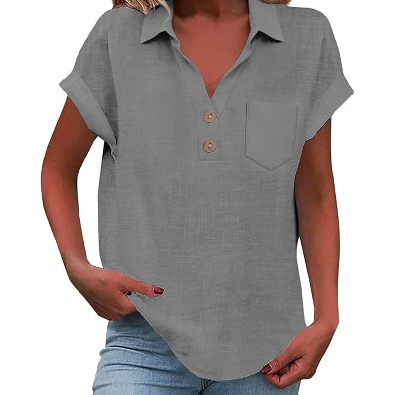 Cardydony Women's Lace Openwork Lantern Sleeve Blouse