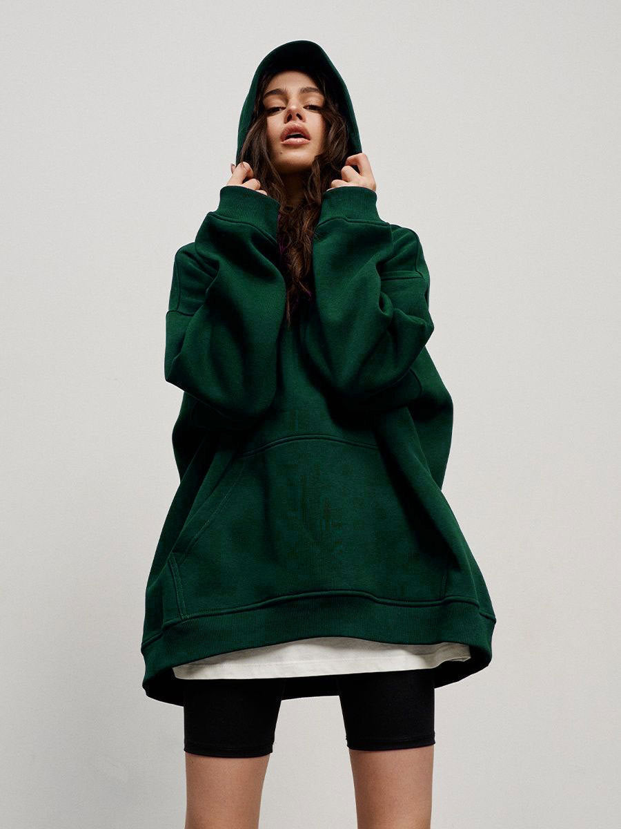 Cardydony Women's Oversized Cotton Blend Pullover Hoodie