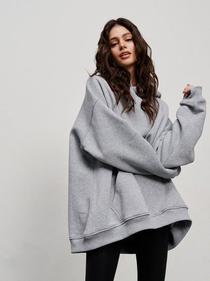 Cardydony Women's Oversized Cotton Blend Pullover Hoodie
