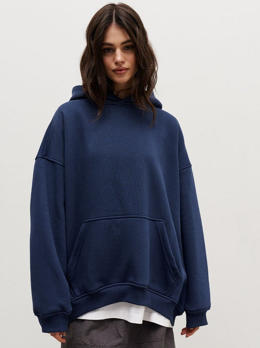 Cardydony Women's Oversized Cotton Blend Pullover Hoodie