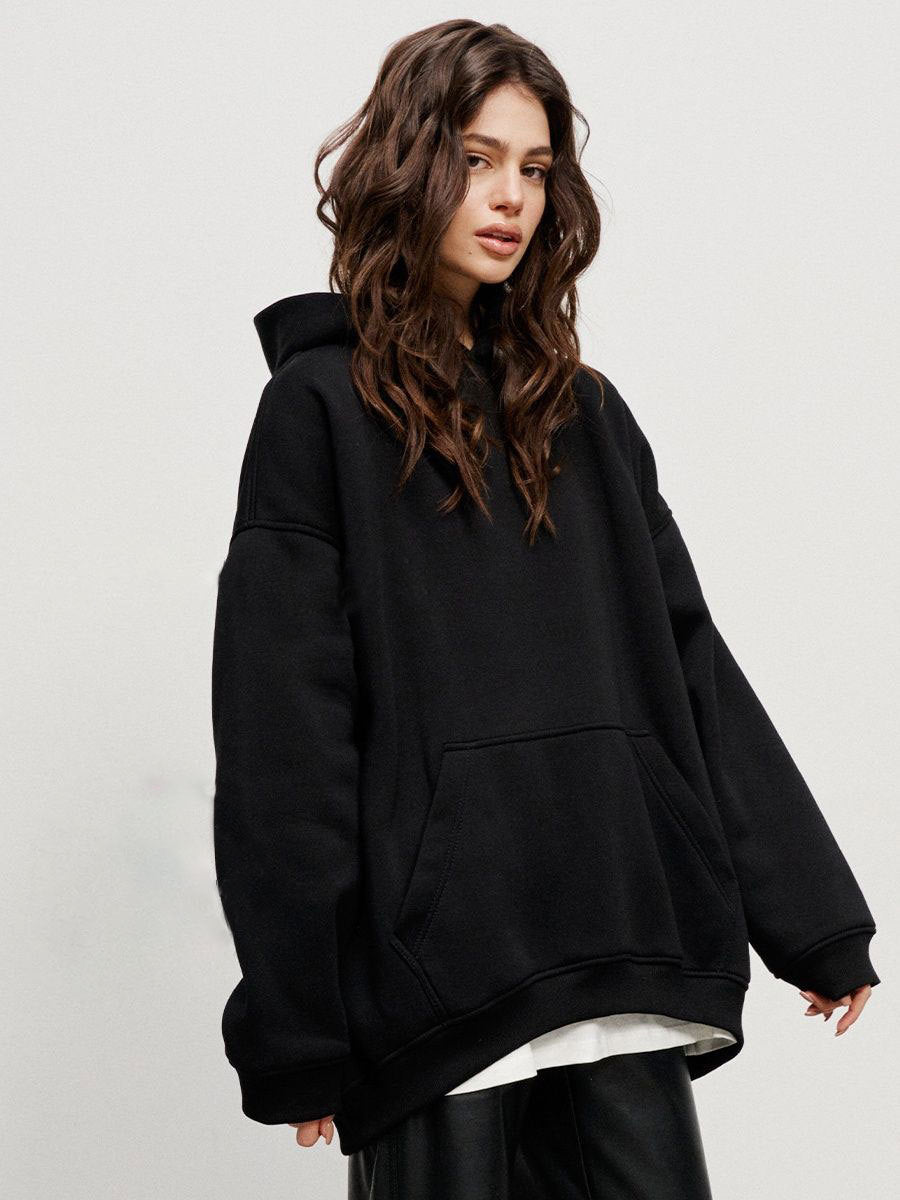 Cardydony Women's Oversized Cotton Blend Pullover Hoodie