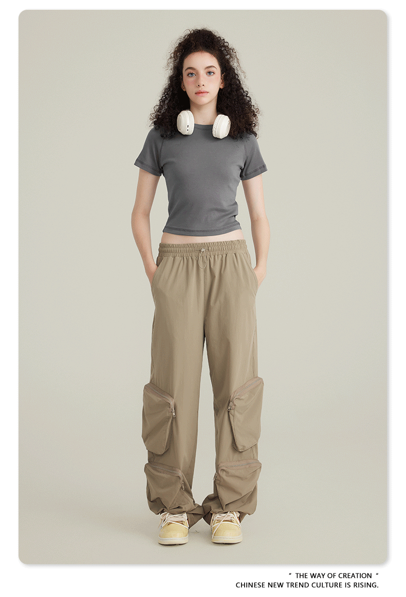 Cardydony Women's Utility Cargo Pants | Double Zip Collection