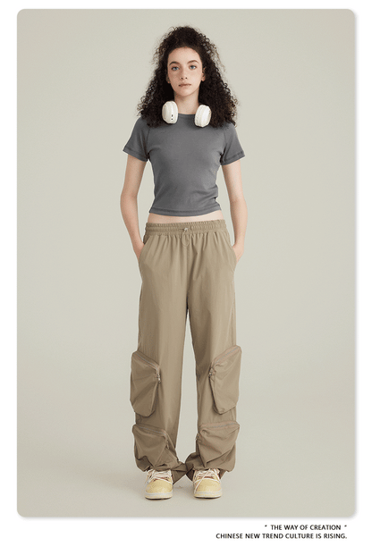 Cardydony Women's Utility Cargo Pants | Double Zip Collection
