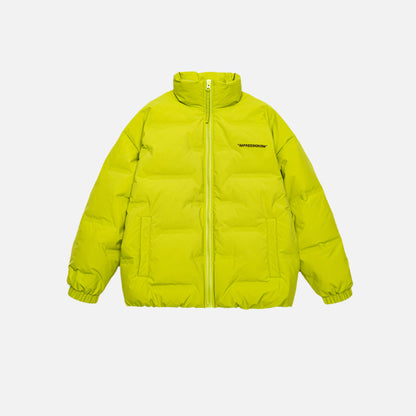 Cardydony "Impressionism" Print Stand Collar Down Jacket