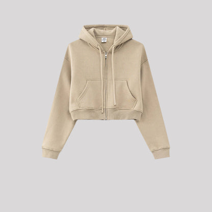 Cardydony Women's Signature Street Cropped Zip Hoodie Collection