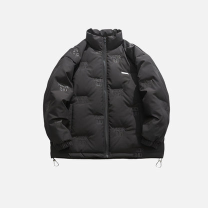 Cardydony Minimal Stand Collar Down Puffer Jacket