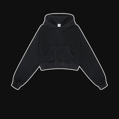 Cardydony Women's Essential Classic Cropped Pullover Hoodie Collection