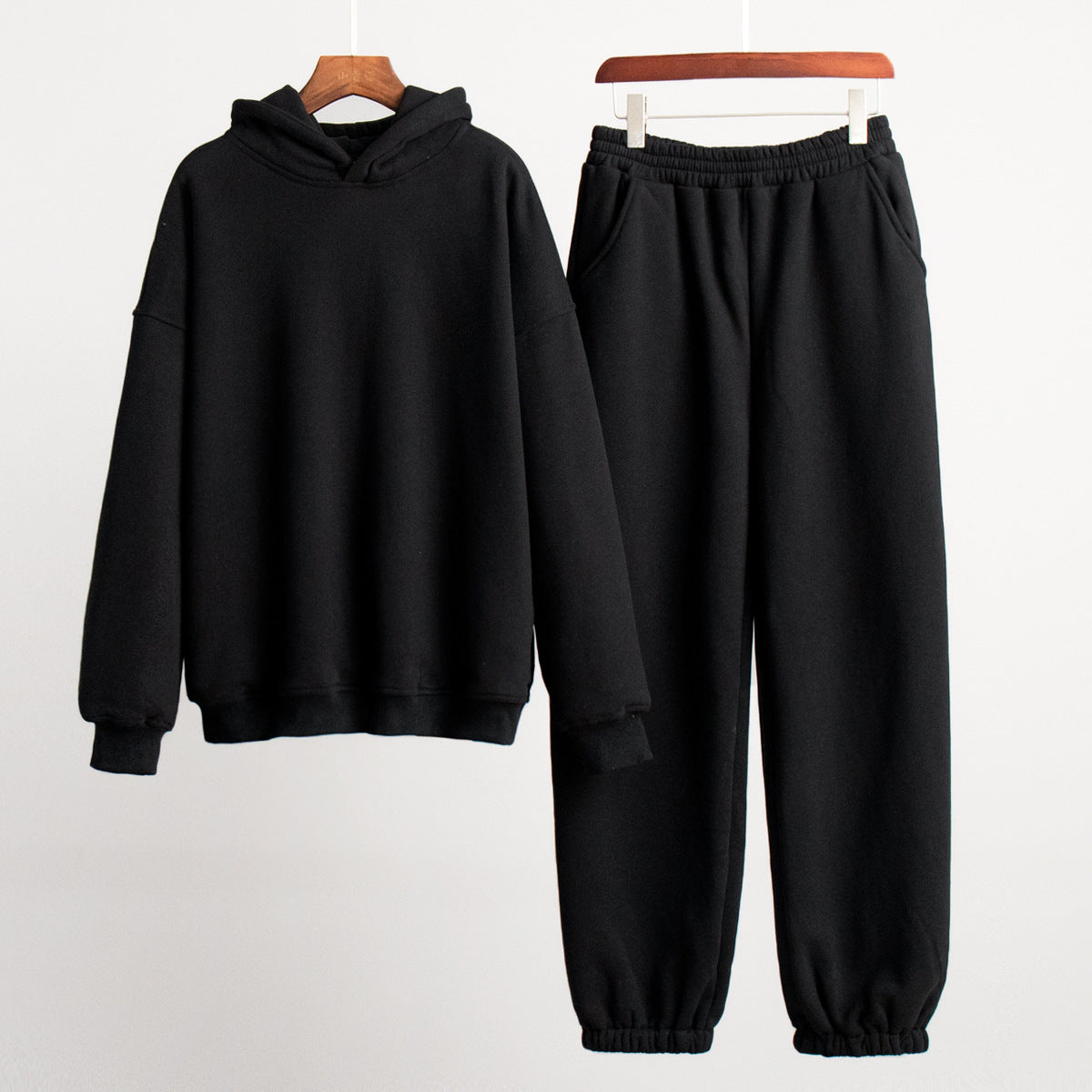 Cardydony Women's Oversized Cotton Blend Athleisure Sweat Set