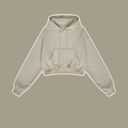 Cardydony Women's Essential Classic Cropped Pullover Hoodie Collection