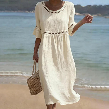 Cardydony Elegant Solid-color Women's Dress