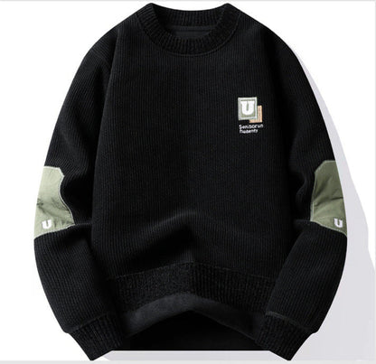Cardydony Women's Fleece-Lined Waffle Knit Sweater | Winter Pullover