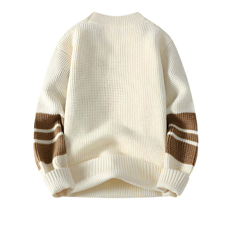Cardydony Women's Unisex Striped Knit Sweater | Winter Casual