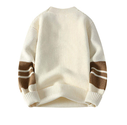 Cardydony Women's Unisex Striped Knit Sweater | Winter Casual