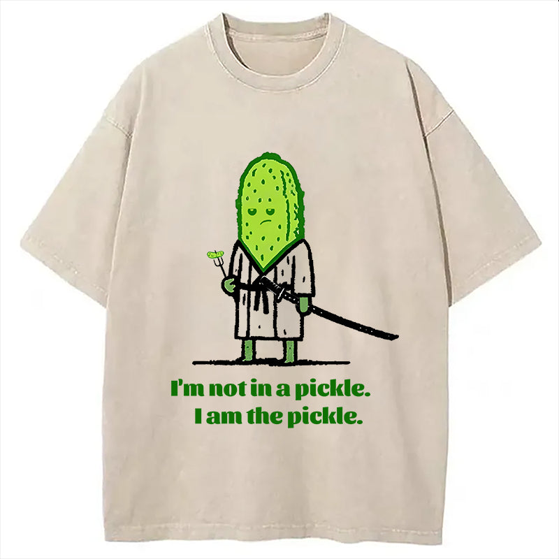 Cardydony Cucumber Samurai Washed T-shirt