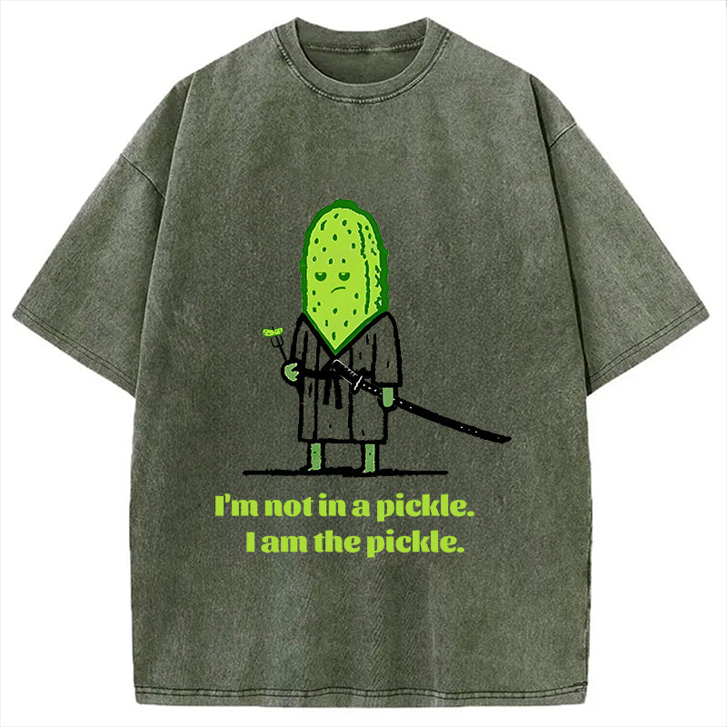 Cardydony Cucumber Samurai Washed T-shirt