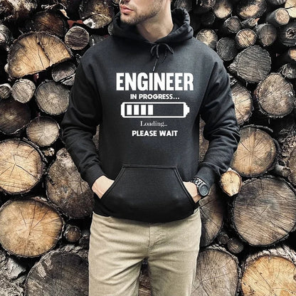 Cardydony Engineer In Progress Geek Hoodie