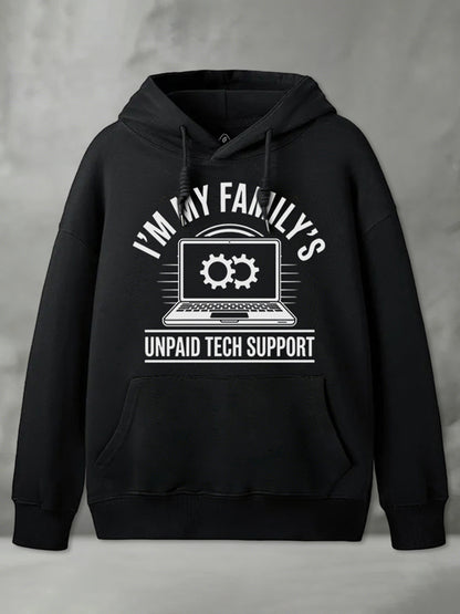 Cardydony Fun Free Technical Support Engineer Gifts Geek Hoodie