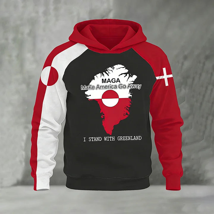 Cardydony Men's Greenland Contrast Hoodie