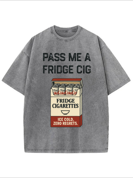 Cardydony Pass-me-a-fridge-cig Washed T-shirt