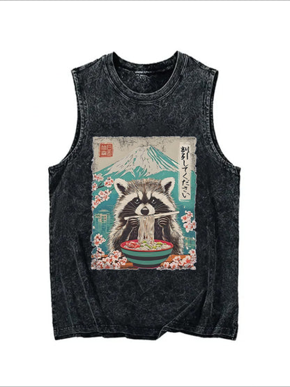 Cardydony Please Give Raccoon A Discount Washed Tank