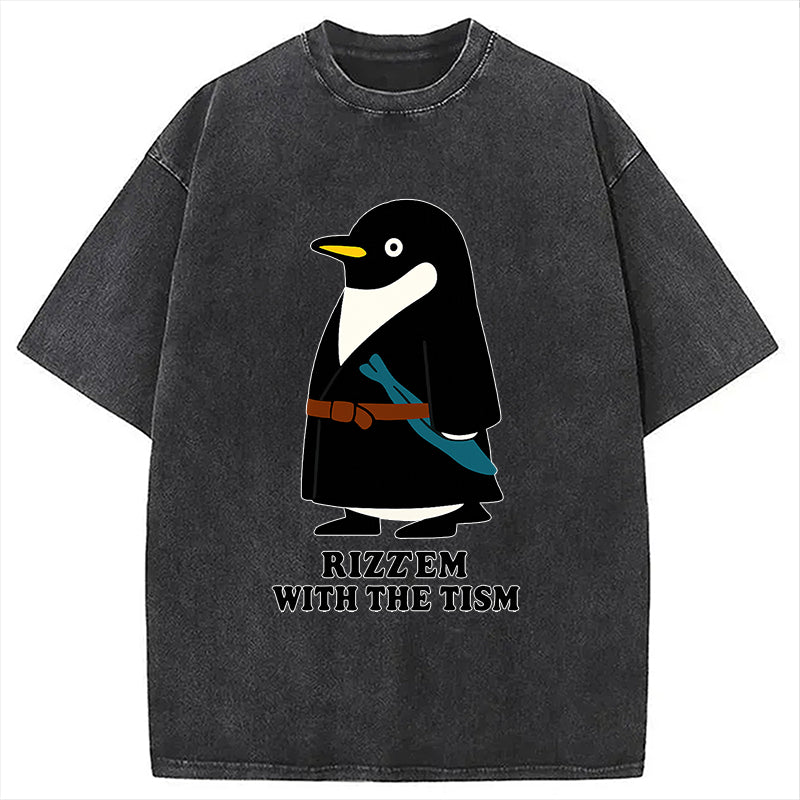 Cardydony Rizz'em With The Tism Washed T-shirt