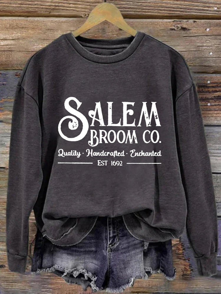 Cardydony Women's Salem Broom Co Quality Handcrafted Enchanted Est 1
